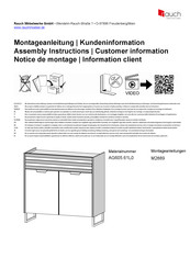 Rauch Barea AG605.61L0 Notice De Montage