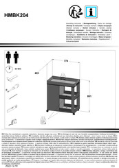 Forte HMBK204 Notice De Montage