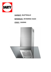 Electrolux EFC90990X INOX Notice D'utilisation