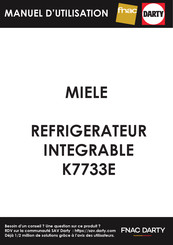 Miele K 7113 F Mode D'emploi