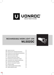 VONROC WL502DC Traduction De La Notice Originale