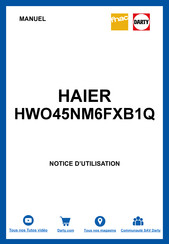 Haier HWO45NM6FXB1Q Mode D'emploi