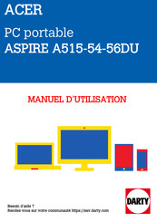 Acer A515-54-56DU Manuel D'utilisation