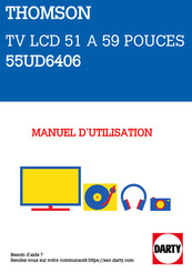 THOMSON 55UD6406 Mode D'emploi