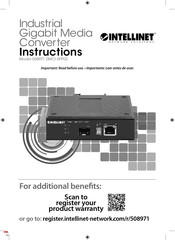 Intellinet Network Solutions 508971 Manuel D'instructions