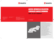 Würth AWS 18-125 P COMPACT Traduction Des Instructions De Service D'origine