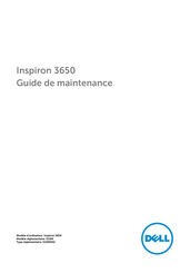 Dell D19M002 Guide De Maintenance