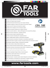 Far Tools CDL 18E Notice Originale