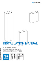 Geberit 502319011 Instructions De Montage