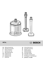 Bosch MFQ4070/01 Notice D'utilisation