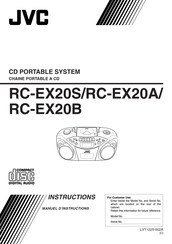 JVC RC-EX20B Manuel D'instructions