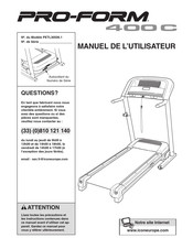 Pro-Form PETL30506.1 Manuel De L'utilisateur