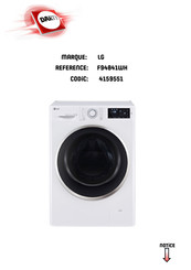 LG F94820WH Manuel D'utilisation