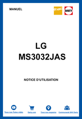 Lg MS3032JAS Manuel Du Propriétaire