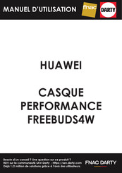 Huawei FREEBUDS4W Guide De Démarrage Rapide