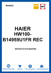 Haier HW100-B14959U1FR REC Manuel D'utilisation