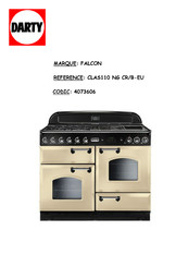 Falcon CLAS110NGCR/B-EU Mode D'emploi Et Instructions D'installation