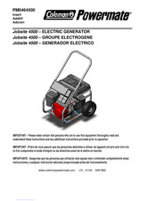 Coleman Powermate Jobsite 4500 Mode D'emploi