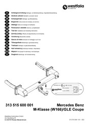 Westfalia Automotive 313 515 600 001 Notice De Montage Et D'utilisation