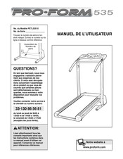 Pro-Form PETL53510 Manuel De L'utilisateur