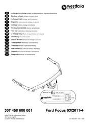 Westfalia Automotive 307 458 600 001 Notice De Montage Et D'utilisation