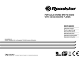 Roadstar CDR-380CD Manuel D'instructions