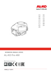 AL-KO Pro 450 Mode D'emploi