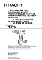 Hitachi FDS 7DV Mode D'emploi