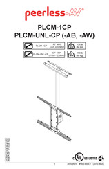 peerless-AV PLCM-1CP Mode D'emploi