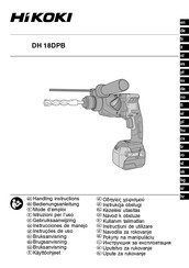 HIKOKI DH18DPB W4Z Mode D'emploi