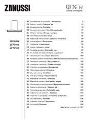 Zanussi ZFP216S Notice D'utilisation