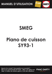 Smeg SY93-1 Manuel D'utilisation