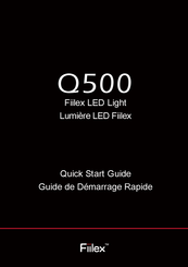 Fiilex Q500 Guide De Démarrage Rapide