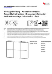 Rauch Fifty MD602 Notice De Montage