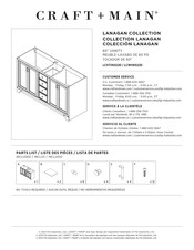 CRAFT+MAIN LANAGAN LCSTV6022D Instructions De Montage