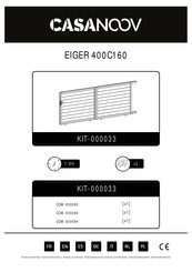 Casanoov EIGER 400C160 Instructions De Montage