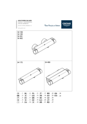 Grohe Grohtherm 2000 0102546 Mode D'emploi