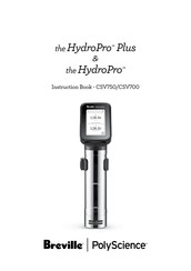 Breville PolyScience the HydroPro Plus Manuel D'instructions