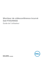 Dell P3424WEBt Guide De L'utilisateur