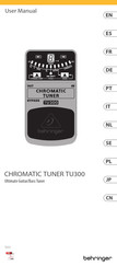 Behringer CHROMATIC TUNER TU300 Manuel D'utilisation