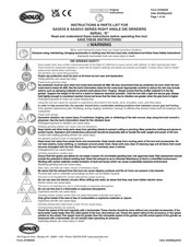 SIOUX SAG03S12 Instructions