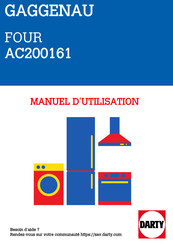 Gaggenau AC2001 1 Série Notice D'utilisation