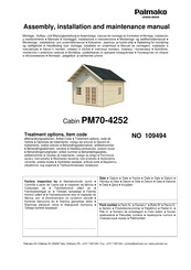 Lemeks Palmako PM70-4252 Assemblage, Manuel De Montage Et D'entretien