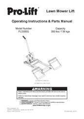 Pro-Lift PL5300Q Mode D'emploi Et Manuel