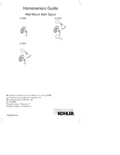 Kohler Finial K-T312 Guide Du Propriétaire