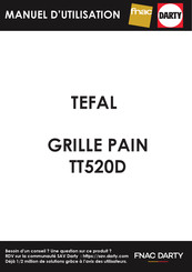 TEFAL TT520D Mode D'emploi