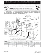 Electrolux EI30ES55LB Instructions D'installation