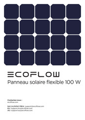 EcoFlow ECO-PV100W Mode D'emploi