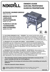 Nexgrill 720-1057B Guide Du Propriétaire