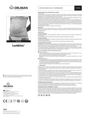 Orliman Lumbitec FX-214 Instructions D'utilisation